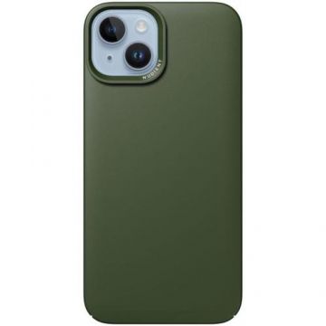 Husa Nudient Thin compatibila cu iPhone 14, MagSafe, Verde