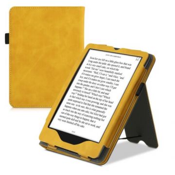 Husa pentru Amazon Kindle Paperwhite 11, Kwmobile, Maro, Piele ecologica, 57619.05