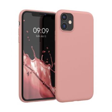 Husa pentru Apple iPhone 11, Silicon, Roz, 49787.193