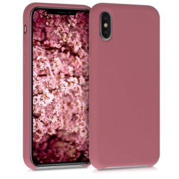 Husa pentru Apple iPhone X/iPhone XS, Silicon, Roz, 46313.167