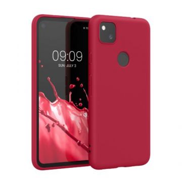Husa pentru Google Pixel 4a, Silicon, Rosu, 52357.229, Kwmobile