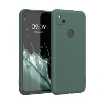 Husa pentru Google Pixel 4a, Silicon, Verde, 52357.166