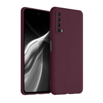 Husa pentru Huawei P Smart (2021), Silicon, Rosu, 53674.190