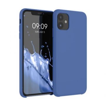 Husa pentru iPhone 11, Silicon, Albastru, 49724.17