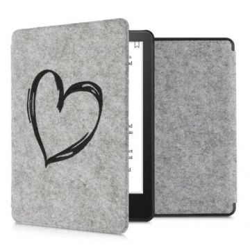 Husa pentru Kindle Paperwhite 11, Textil, Gri, Kwmobile, 56260.05