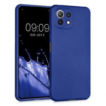 Husa pentru Xiaomi Mi 11 Lite 5G, Silicon, Albastru, 54727.64