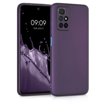 Husa pentru Xiaomi Redmi 10, Silicon, Mov, 56149.115, Kwmobile