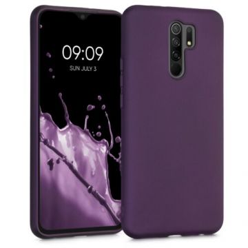 Husa pentru Xiaomi Redmi 9, Silicon, Mov, 53270.115, Kwmobile