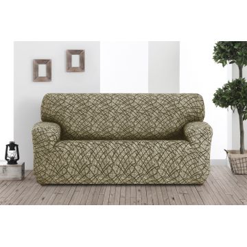 Husa canapea elastica-stretch, 3 locuri, Belmarti, Grecia, jacquard, bej Husa canapea elastica-stretch, 3 locuri, Belmarti, Grecia, jacquard, bej
