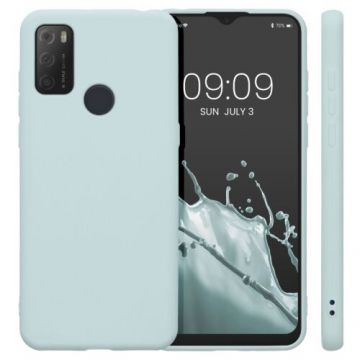 Husa Kwmobile pentru Alcatel 1S (2021), Silicon, Verde, 54466.200