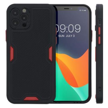 Husa Kwmobile pentru Apple iPhone 12 Pro, Silicon, Negru, 56700.01