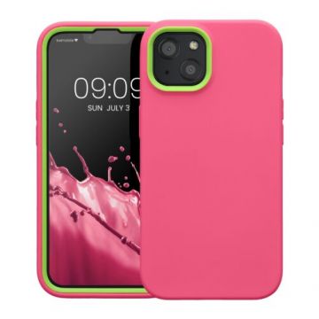 Husa Kwmobile pentru Apple iPhone 13, Silicon, Roz, 58333.77