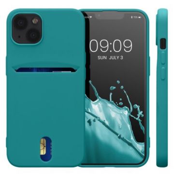 Husa Kwmobile pentru Apple iPhone 13, Silicon, Verde, 57748.57