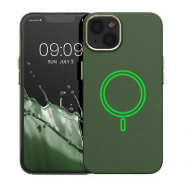 Husa Kwmobile pentru Apple iPhone 13, Silicon, Verde, 58247.169