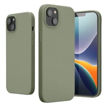 Husa Kwmobile pentru Apple iPhone 14 Plus, Silicon, Verde, 59072.172