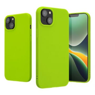 Husa Kwmobile pentru Apple iPhone 14 Plus, Silicon, Verde, 59076.75