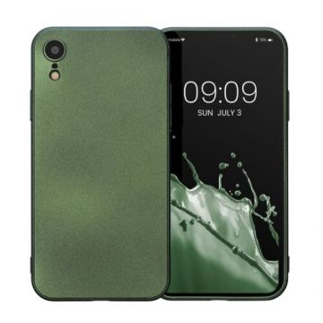 Husa Kwmobile pentru Apple iPhone XR, Silicon, Verde, 57511.233