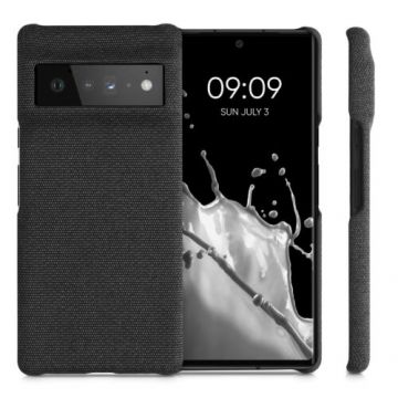 Husa Kwmobile pentru Google Pixel 6 Pro, Textil, Gri, 57796.19