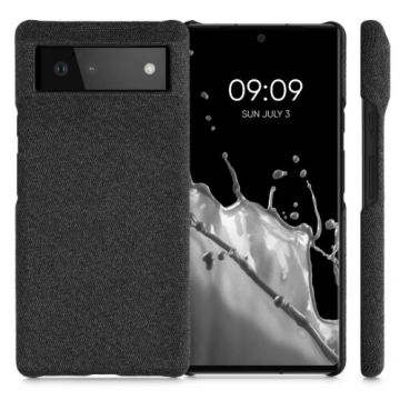 Husa Kwmobile pentru Google Pixel 6, Textil, Gri, 57795.19