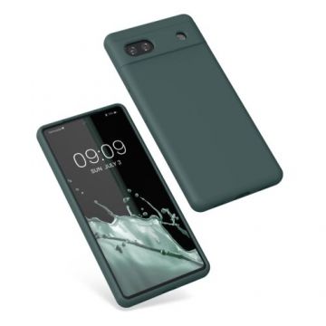 Husa Kwmobile pentru Google Pixel 6a, Silicon, Verde, 57815.171