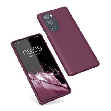 Husa Kwmobile pentru Motorola Edge 30 Pro/Edge Plus/Edge X30, Silicon, Violet, 57060.187