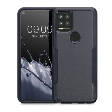 Husa Kwmobile pentru Motorola Moto G Stylus 5G, Silicon, Albastru, 59192.17