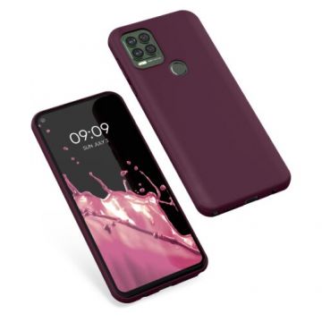 Husa Kwmobile pentru Motorola Moto G Stylus 5G, Silicon, Violet, 55625.187