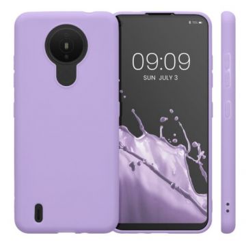 Husa Kwmobile pentru Nokia 1.4, Silicon, Mov, 54468.108