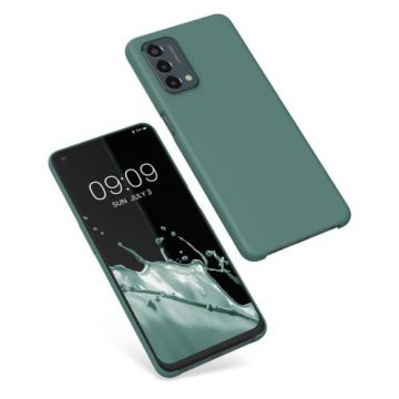 Husa Kwmobile pentru OnePlus Nord N200 5G, Silicon, Verde, 57704.166