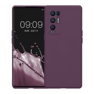 Husa Kwmobile pentru OPPO Find X3 Neo, Silicon, Violet, 57662.187