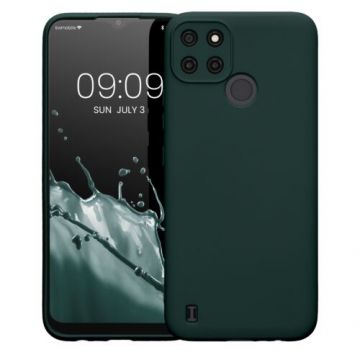 Husa Kwmobile pentru Realme C21Y/C25Y, Silicon, Verde, 57576.169