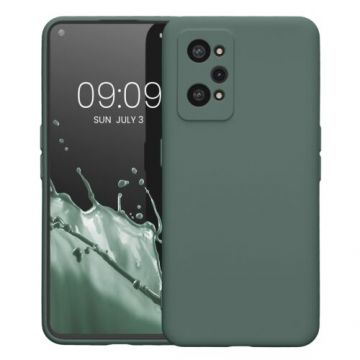 Husa Kwmobile pentru Realme GT Neo 3T, Silicon, Verde, 59246.171