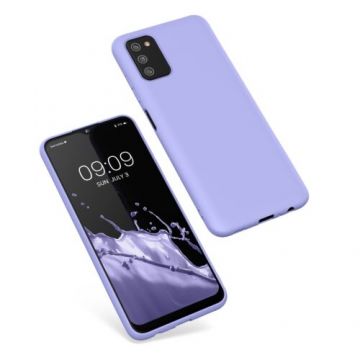 Husa Kwmobile pentru Samsung Galaxy A03s, Silicon, Albastru, 57566.108