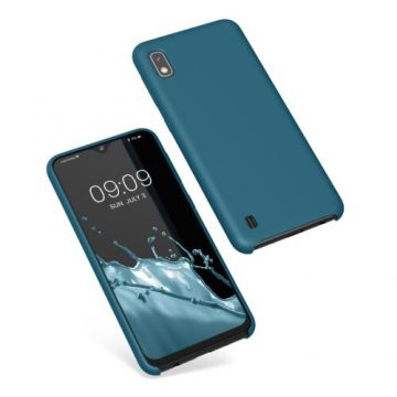 Husa Kwmobile pentru Samsung Galaxy A10, Silicon, Verde, 52028.57