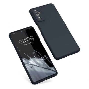 Husa Kwmobile pentru Samsung Galaxy M52 5G, Silicon, Gri, 57068.186