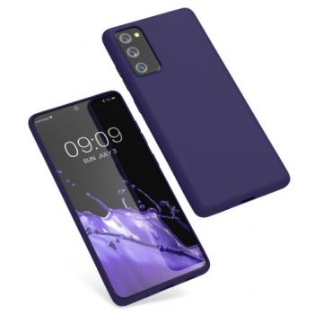 Husa Kwmobile pentru Samsung Galaxy S20 FE, Silicon, Albastru, 53604.226