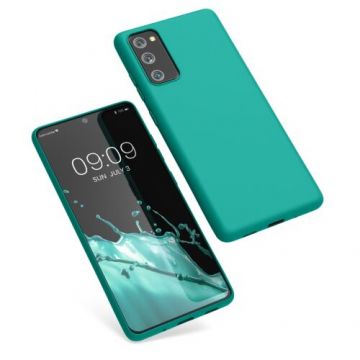 Husa Kwmobile pentru Samsung Galaxy S20 FE, Silicon, Verde, 53604.62
