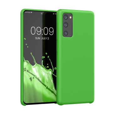 Husa Kwmobile pentru Samsung Galaxy S20 FE, Silicon, Verde, 53605.159