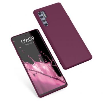 Husa Kwmobile pentru TCL 20 Pro 5G (2021), Silicon, Violet, 55701.187