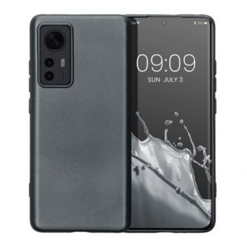 Husa Kwmobile pentru Xiaomi 12/12X, Silicon, Gri, 56238.232