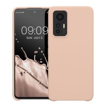 Husa Kwmobile pentru Xiaomi 12 Lite, Silicon, Crem, 59471.10