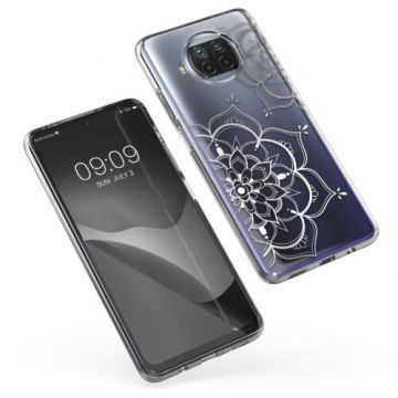 Husa Kwmobile pentru Xiaomi Mi 10T Lite, Silicon, Transparent/Argintiu, 57088.03