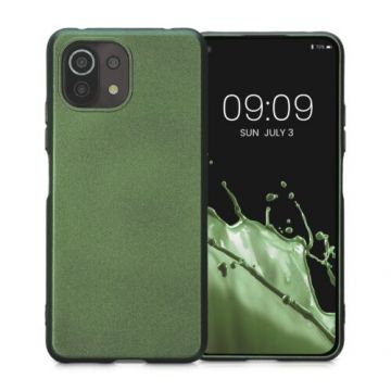 Husa Kwmobile pentru Xiaomi Mi 11 Lite 5G/11 Lite 5G NE, Silicon, Verde, 57274.233