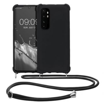 Husa Kwmobile pentru Xiaomi Mi Note 10 Lite, Silicon, Negru, 53157.01