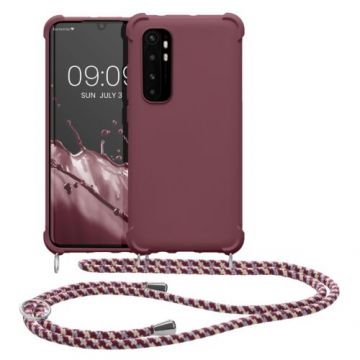 Husa Kwmobile pentru Xiaomi Mi Note 10 Lite, Silicon, Rosu, 53157.187