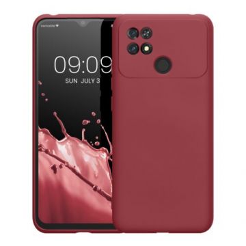 Husa Kwmobile pentru Xiaomi Poco C40, Silicon, Rosu, 59394.167