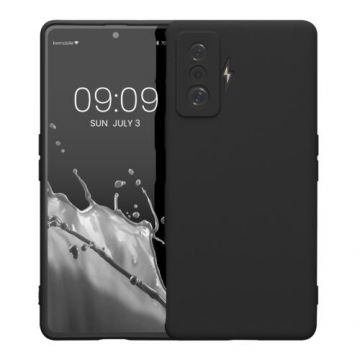 Husa Kwmobile pentru Xiaomi Poco F4 GT, Silicon, Negru, 59063.01