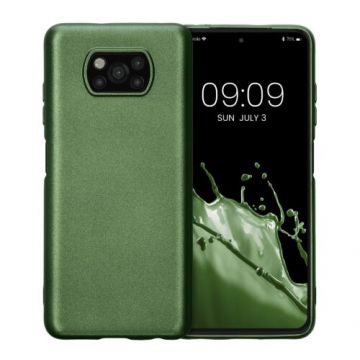 Husa Kwmobile pentru Xiaomi Poco X3 NFC/Poco X3 Pro, Silicon, Verde, 57272.233