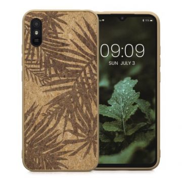 Husa Kwmobile pentru Xiaomi Redmi 9A/Redmi 9AT, Pluta, Maro, 57929.01