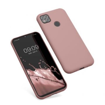 Husa Kwmobile pentru Xiaomi Redmi 9C, Silicon, Roz, 56565.193